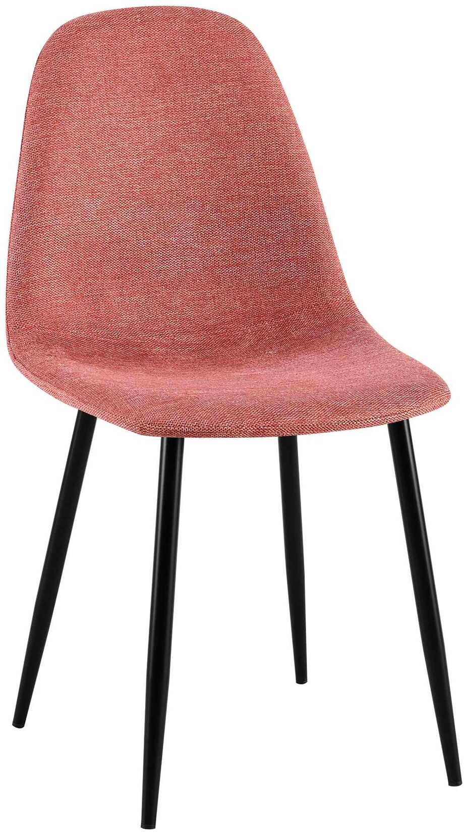 CLP Esszimmerstuhl Napier Stoff Farbe: orange, Material: Stoff