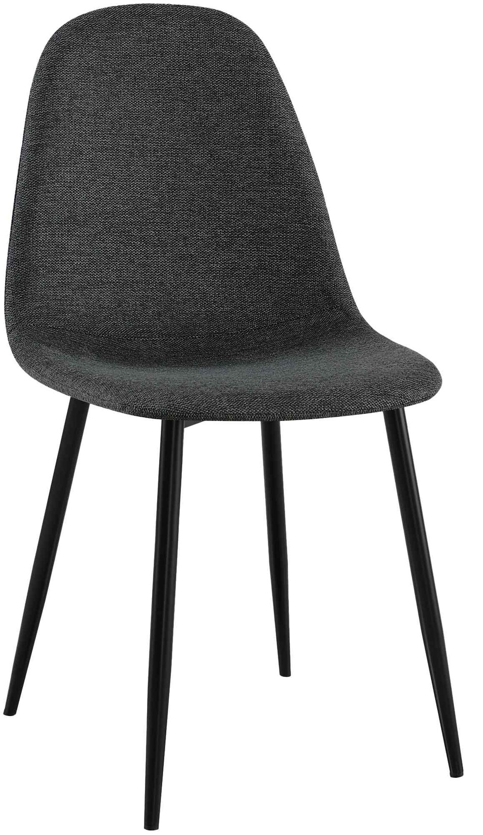 CLP Esszimmerstuhl Napier Stoff Farbe: schwarz, Material: Stoff