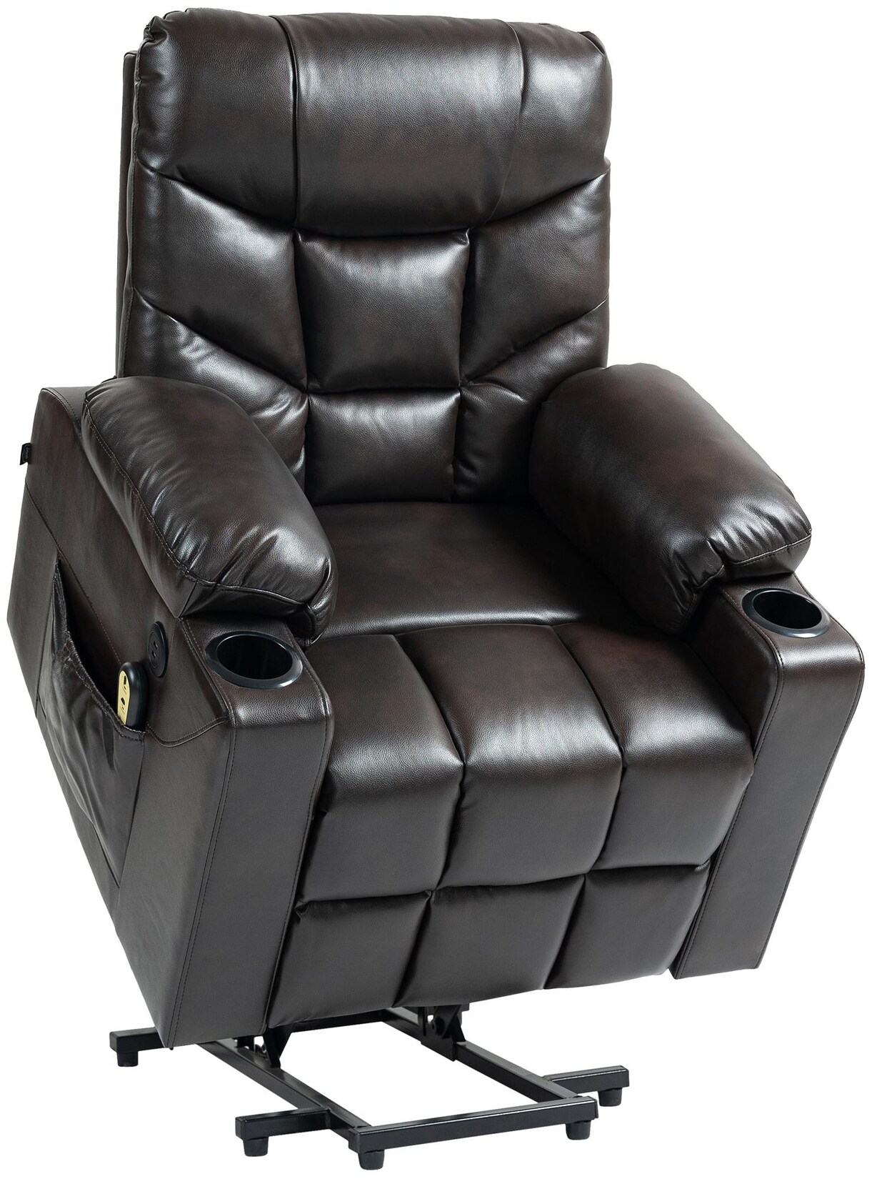 CLP Sessel Andover Kunstleder Farbe: braun, Material: Kunstleder