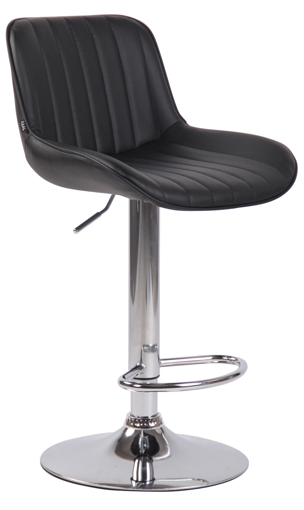 CLP Barhocker Lentini Kunstleder chrom Farbe: schwarz, Gestell Farbe: chrom