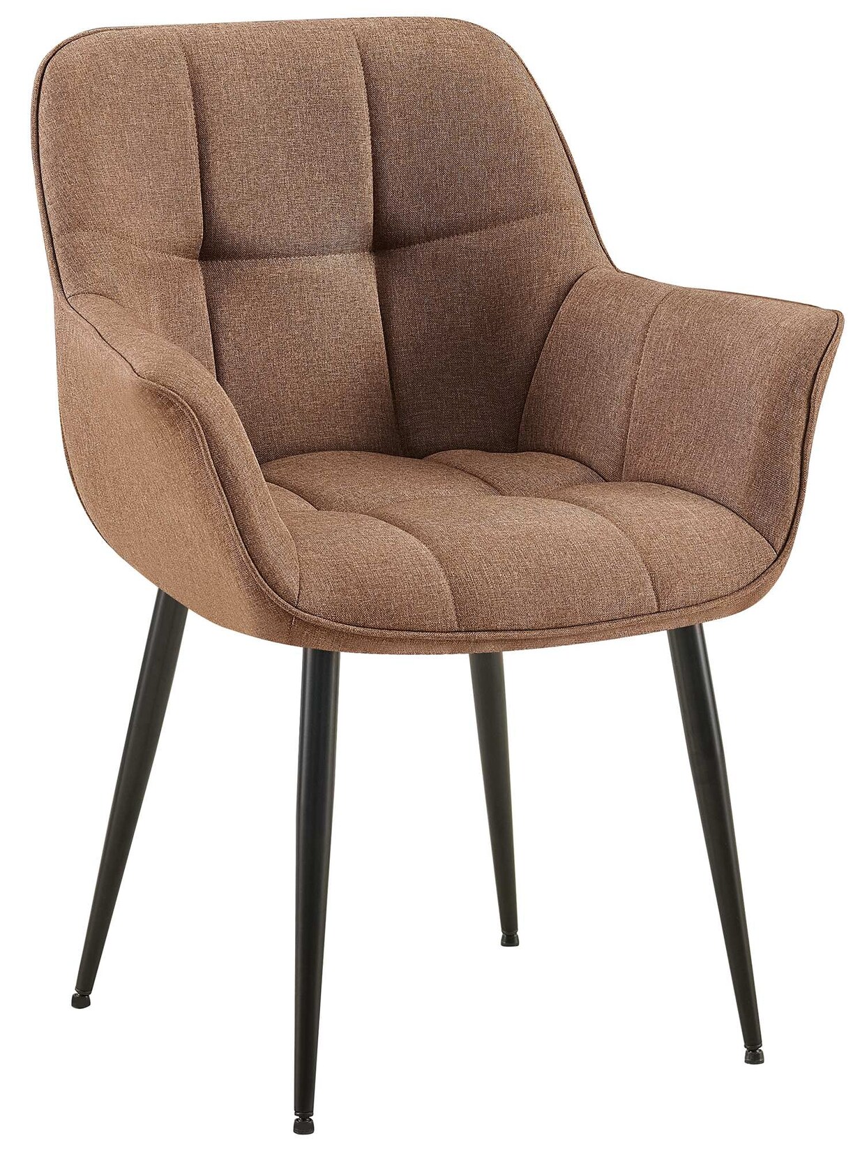 CLP Esszimmerstuhl Roseville Stoff Farbe: taupe, Material: Stoff