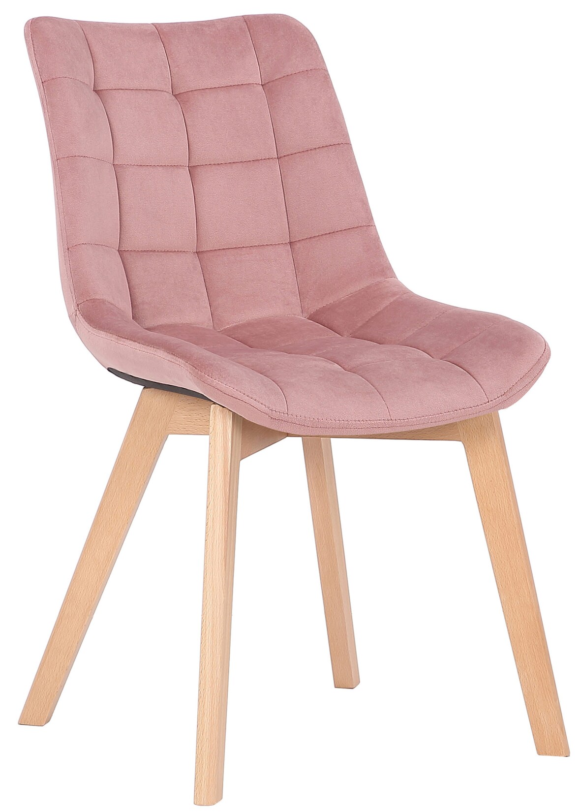 CLP Esszimmerstuhl Passaic Samt Farbe: pink