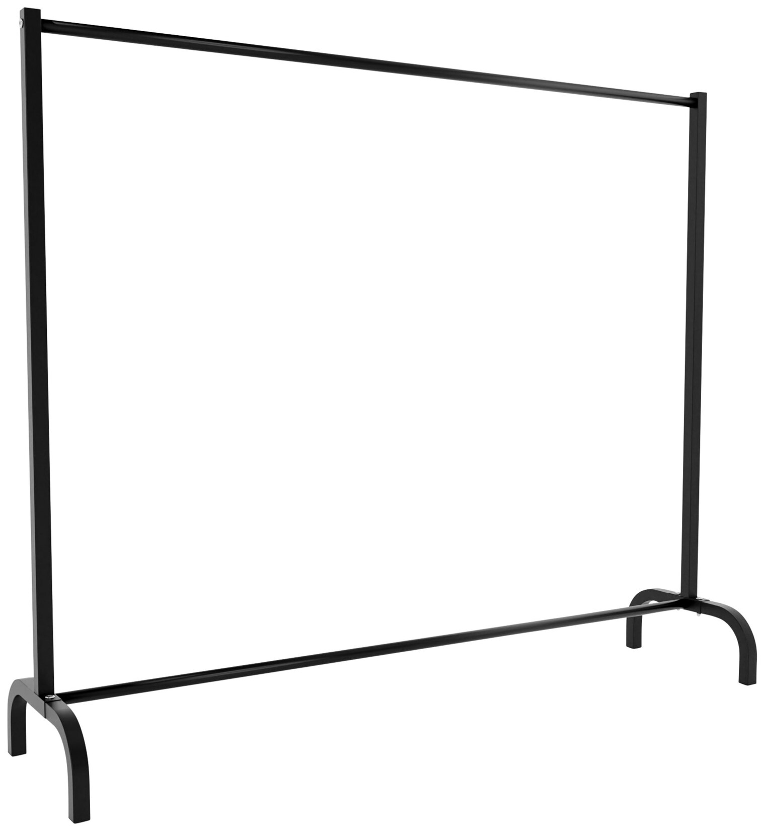 CLP Kleiderständer Lara 150x38x120 Farbe: schwarz, Größe: 150x38x120 cm