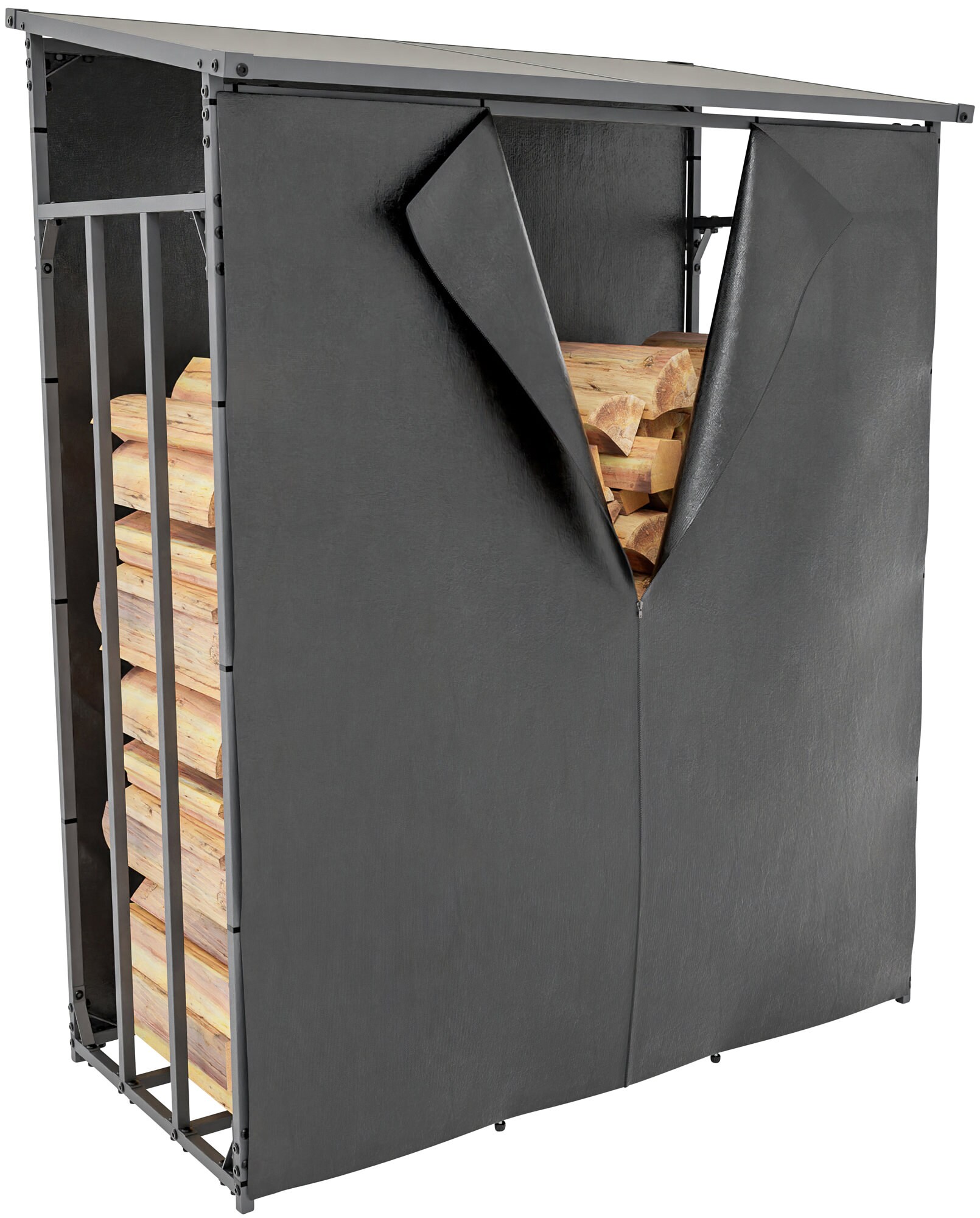 CLP Abdeckplane Ruston I Wetterschutz Schwarz I Wasserabweisende Plane Schwarz 