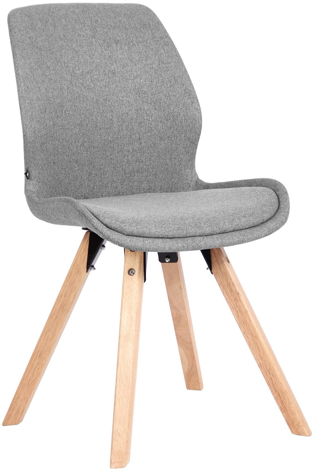 CLP Stuhl Luna Stoff - Farbe: grau, Material: Stoff