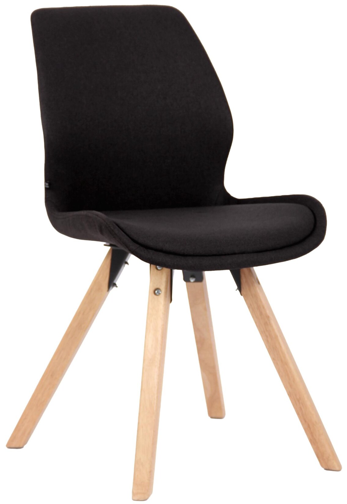 CLP Stuhl Luna Stoff - Farbe: schwarz, Material: Stoff