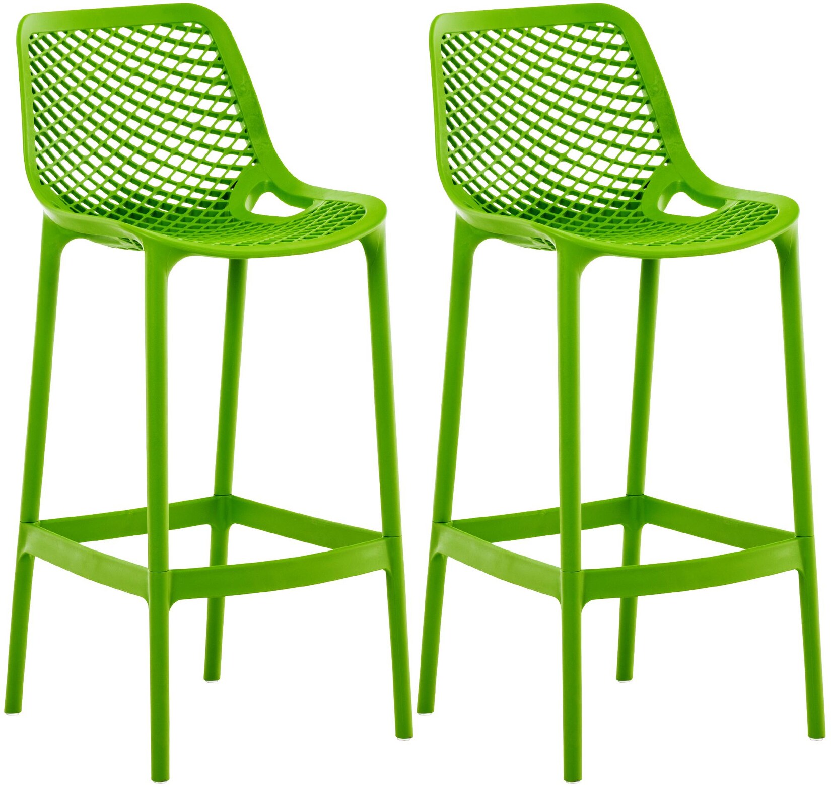 CLP 2er Set Barhocker Air Farbe: grün