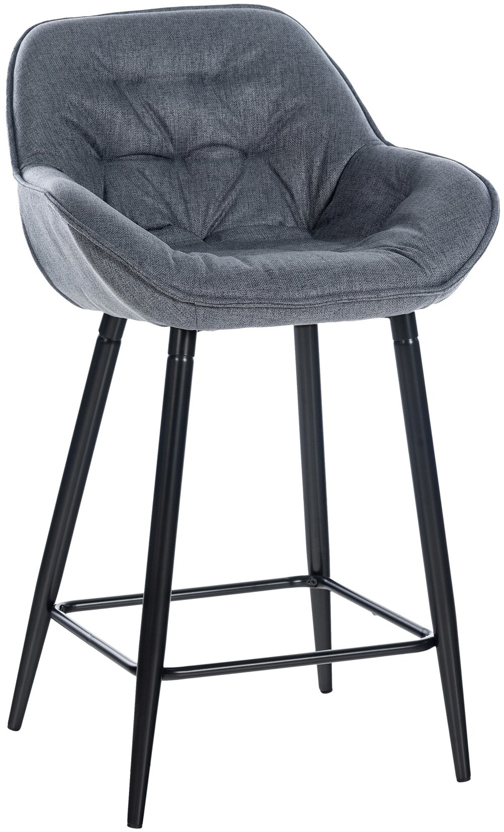 CLP Barhocker Gibson Stoff Farbe: grau, Material: Stoff