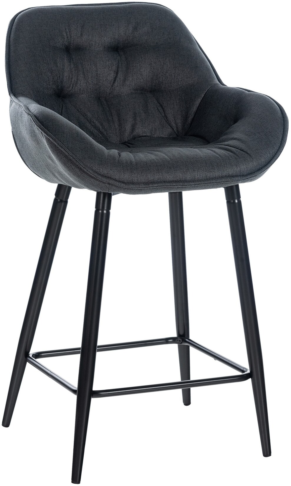 CLP Barhocker Gibson Stoff Farbe: dunkelgrau, Material: Stoff