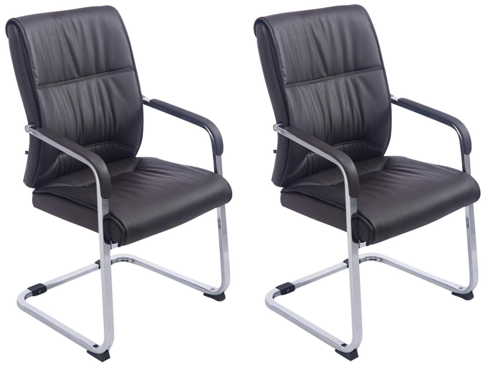 CLP 2er Set Freischwinger XXL Anubis Farbe: braun