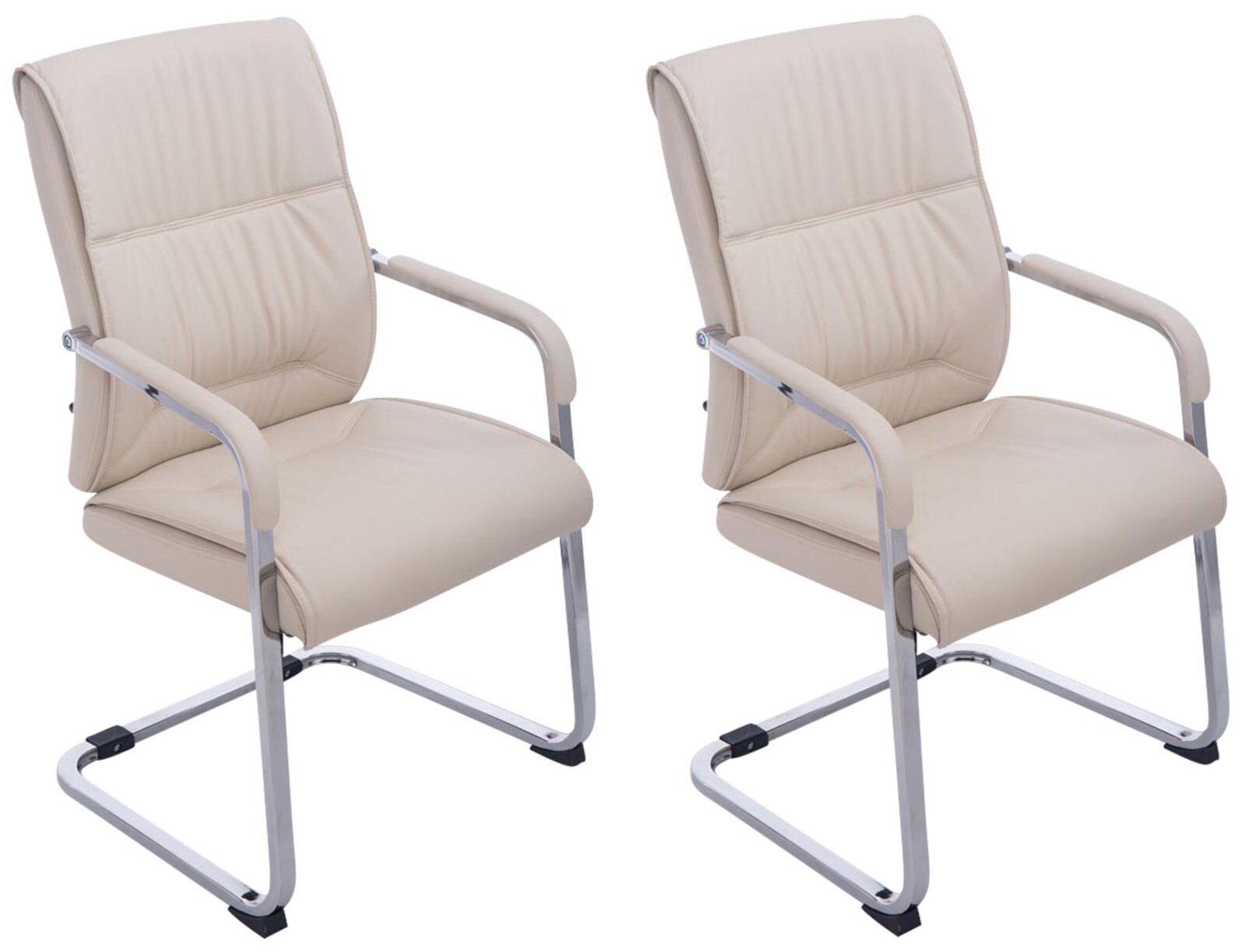 CLP 2er Set Freischwinger XXL Anubis Farbe: creme