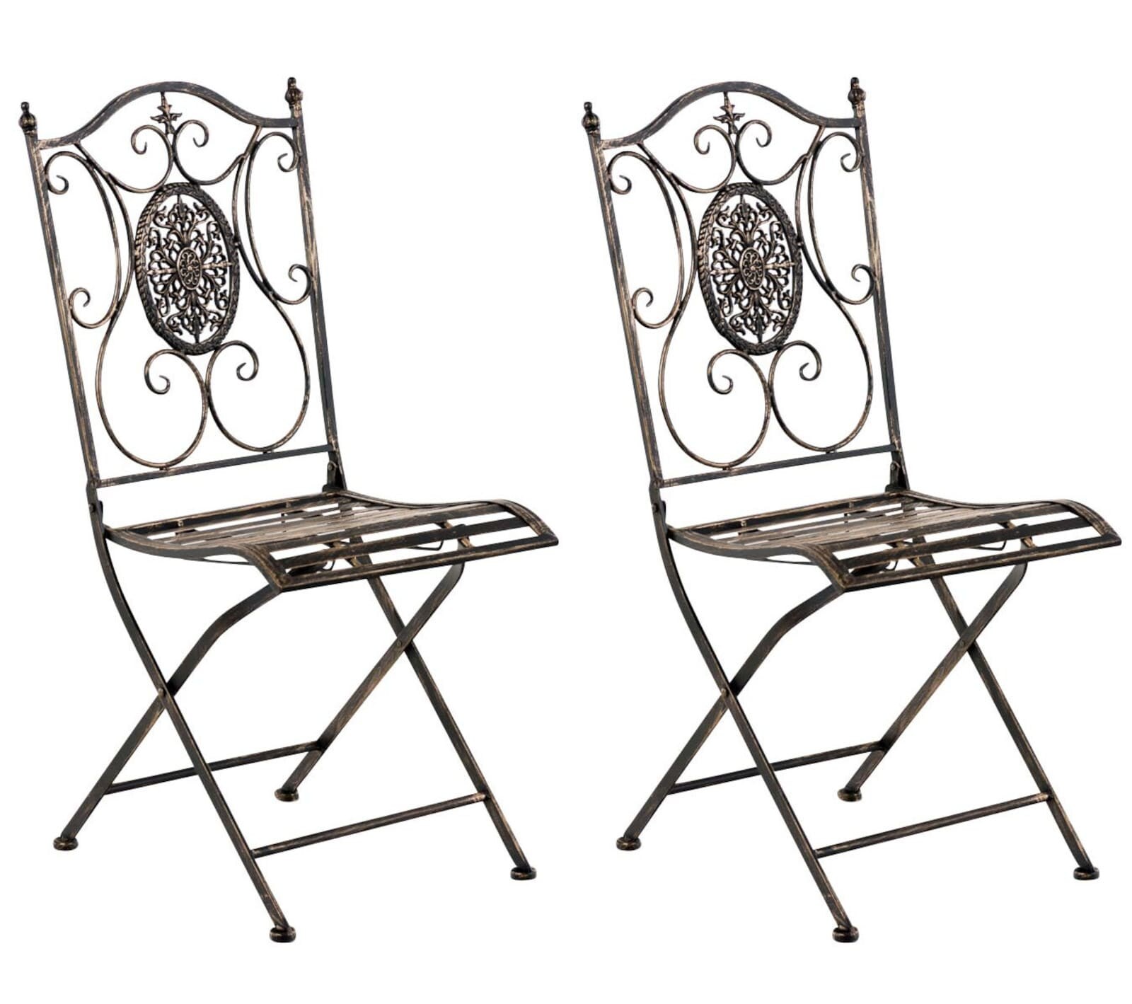 CLP 2er Set Stühle Sibell Farbe: bronze