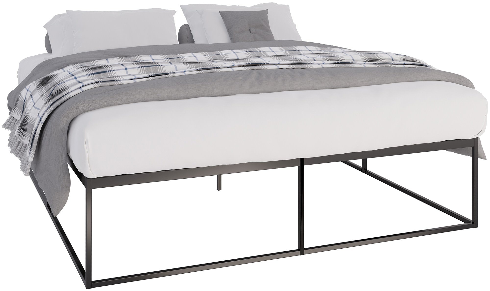 CLP Metallbett Scala Mit Lattenrost I Modernes Bett Mit Stabilem Gestell 
