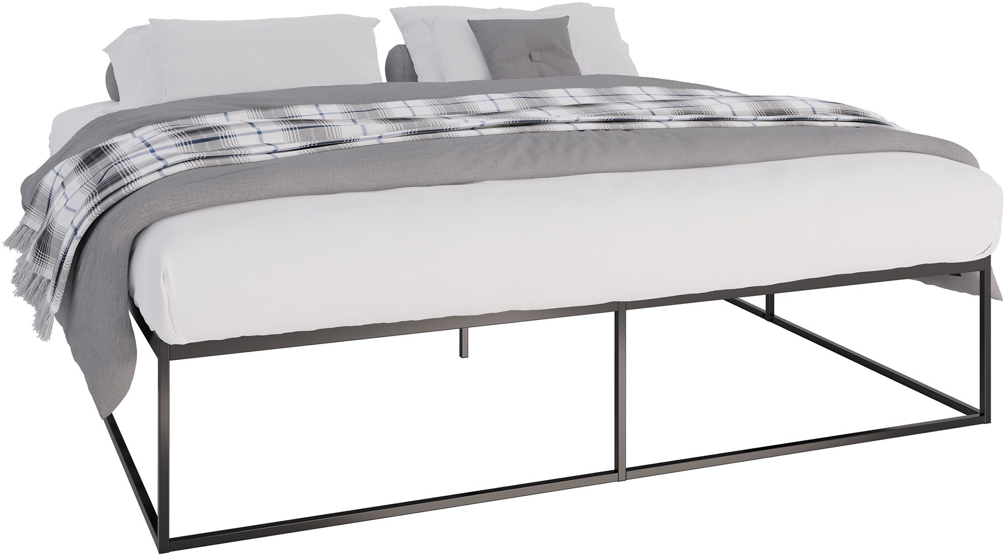 CLP Metallbett Scala Mit Lattenrost I Modernes Bett Mit Stabilem Gestell 