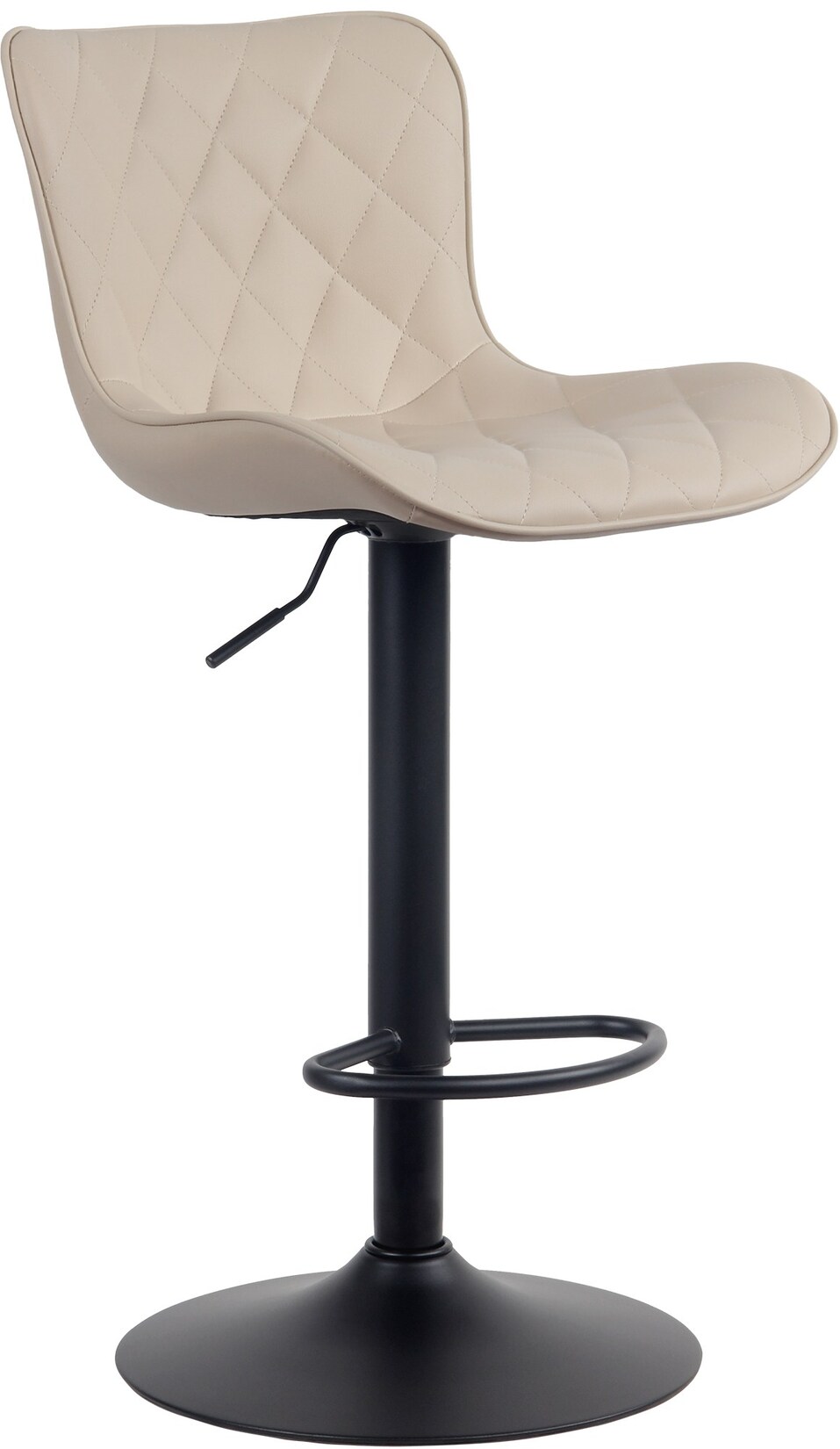 CLP Barhocker Emma Kunstleder Farbe: creme, Material: Kunstleder