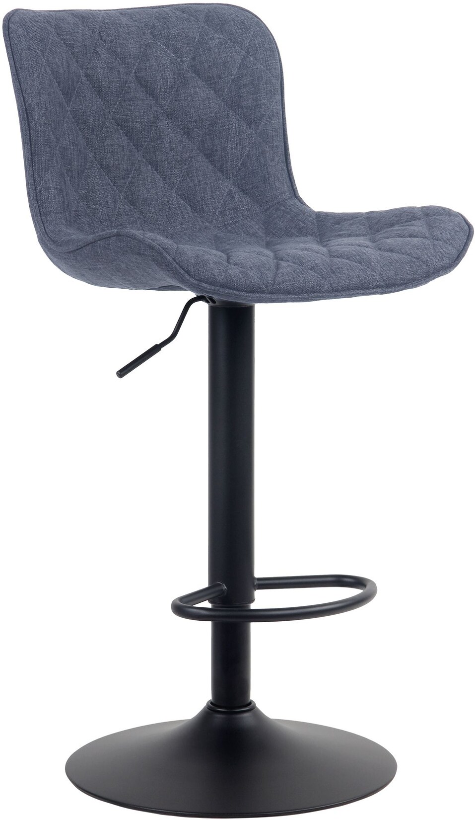 CLP Barhocker Emma Stoff Farbe: blau, Material: Stoff