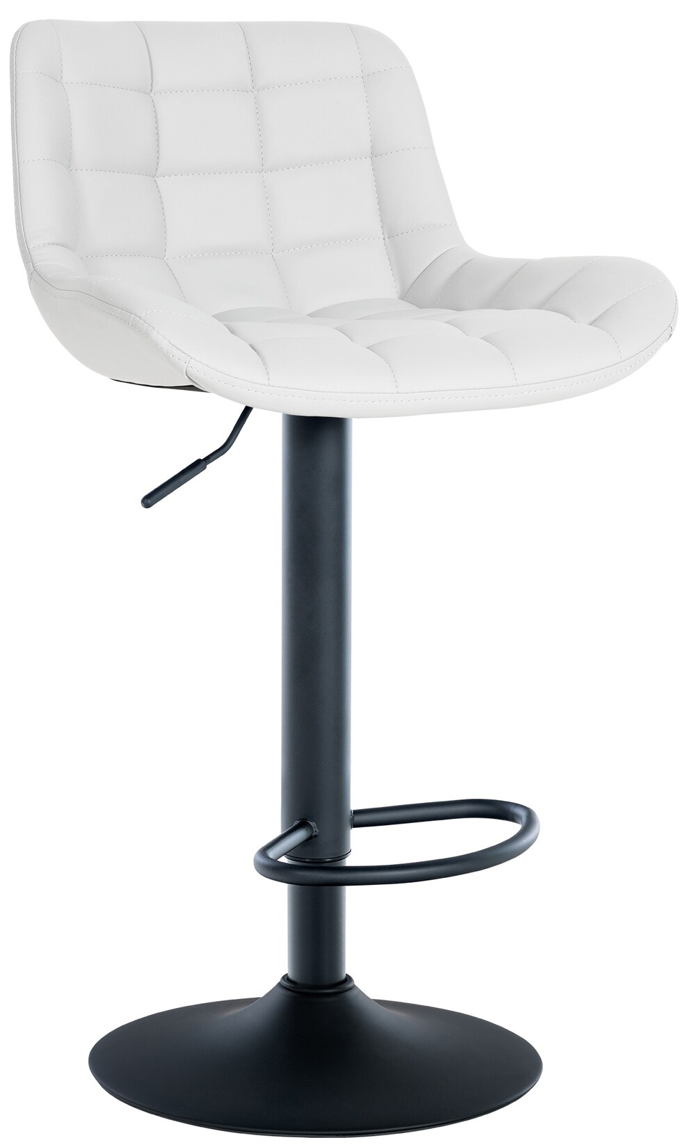 CLP Barhocker Tover Kunstleder Farbe: weiß, Material: Kunstleder