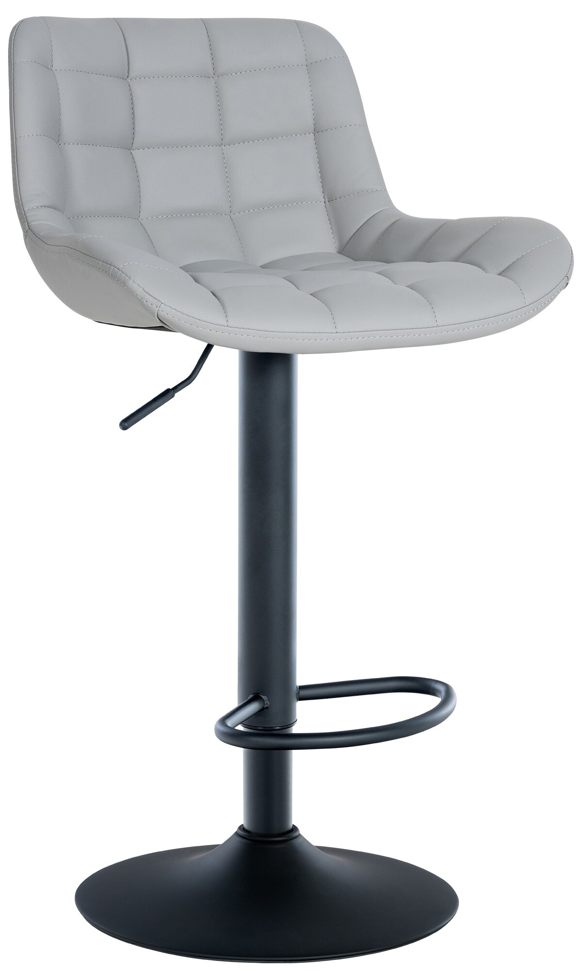 CLP Barhocker Tover I H&ouml;henverstellbarer Tresenhocker I 360&deg; Drehstuhl Mit R&uuml;ckenlehne F&uuml;r Tresen Und Theke 