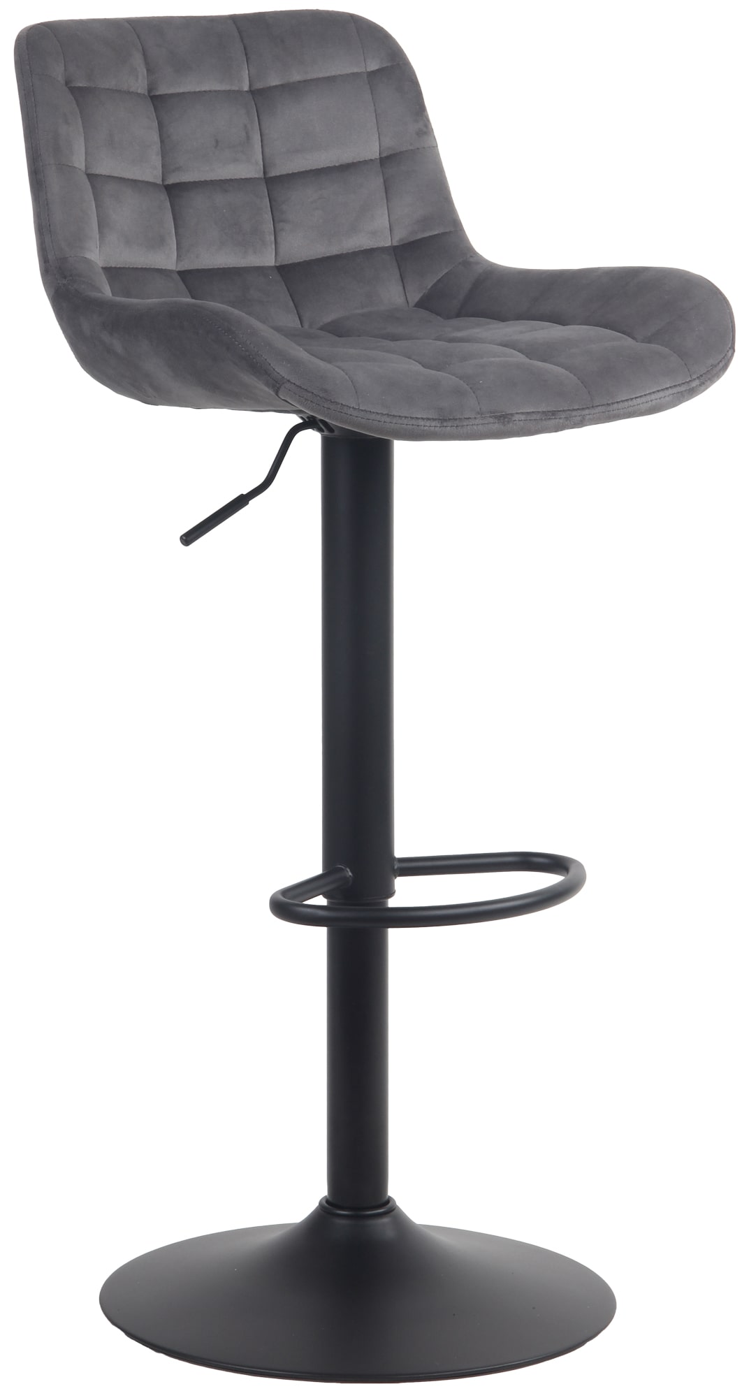 CLP Barhocker Tover I H&ouml;henverstellbarer Tresenhocker I 360&deg; Drehstuhl Mit R&uuml;ckenlehne F&uuml;r Tresen Und Theke 