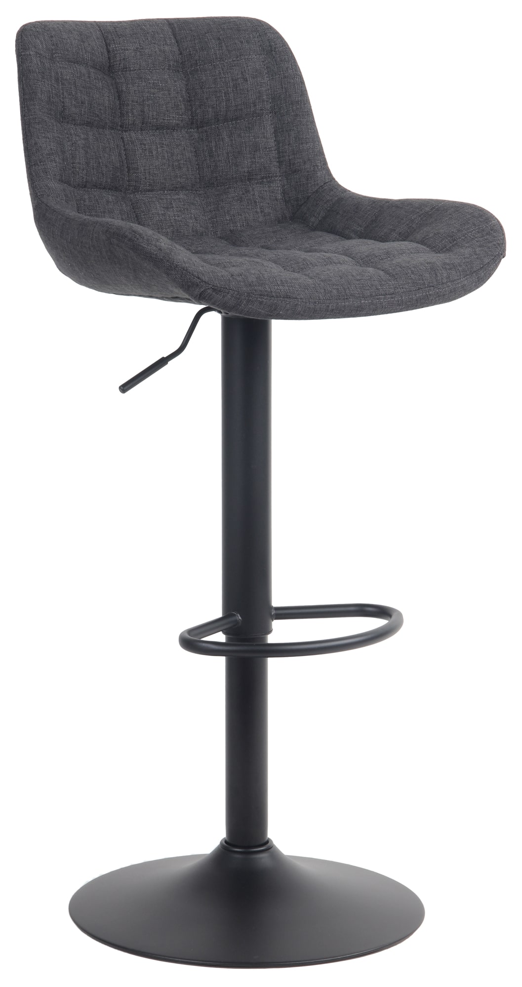 CLP Barhocker Tover I H&ouml;henverstellbarer Tresenhocker I 360&deg; Drehstuhl Mit R&uuml;ckenlehne F&uuml;r Tresen Und Theke 