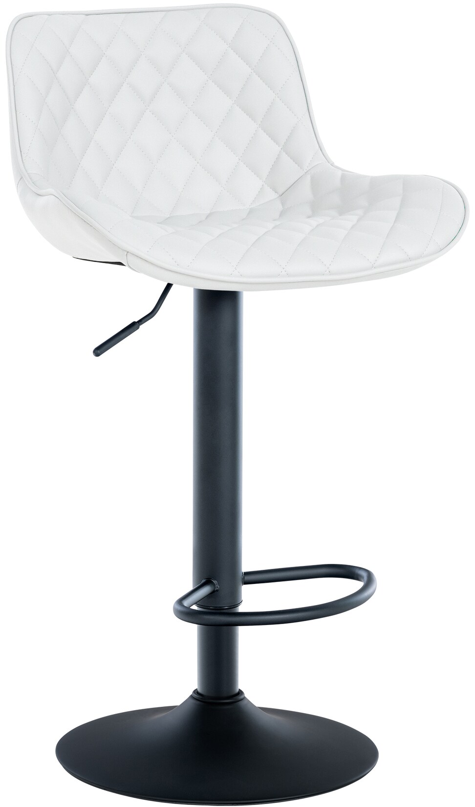 CLP Barhocker Minosa Kunstleder Farbe: weiß, Material: Kunstleder