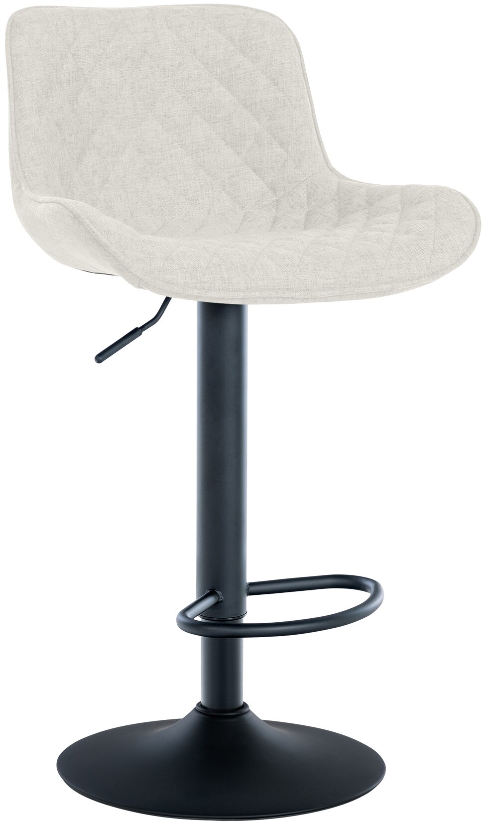CLP Barhocker Minosa Stoff Farbe: creme, Material: Stoff