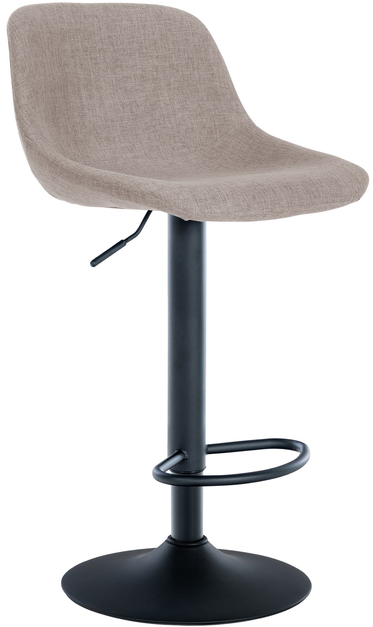 CLP Barhocker Loft I Tresenstuhl Mit R&uuml;ckenlehne I 360&deg; Grad Drehstuhl H&ouml;henverstellbar I F&uuml;r K&uuml;che Und Theke 