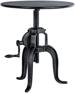 CLP Beistelltisch Marcos I Beine Und Tischplatte Aus Metall I Beistelltisch Im Industrial Stil 