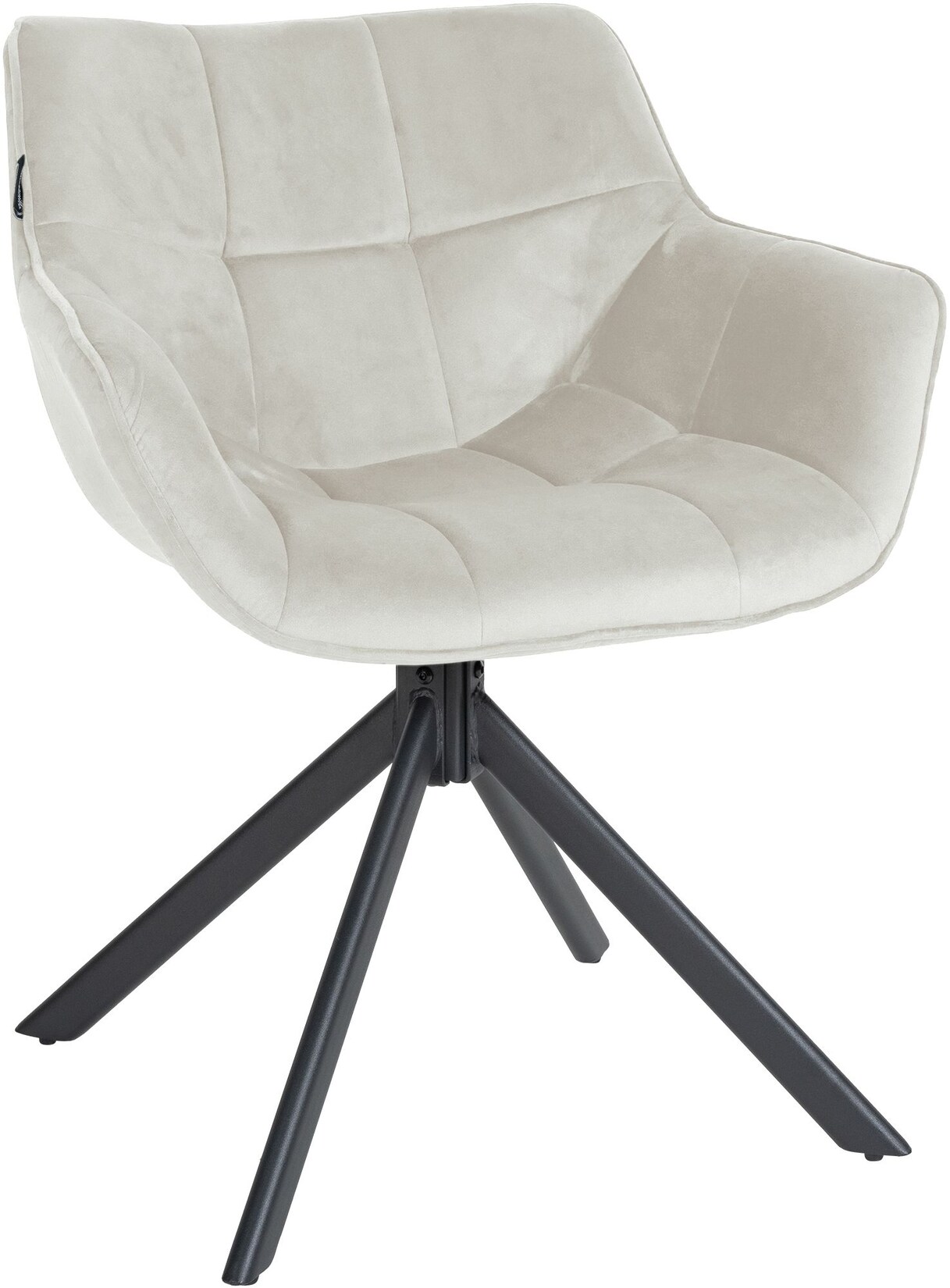 CLP Stuhl Westport Samt Farbe: creme