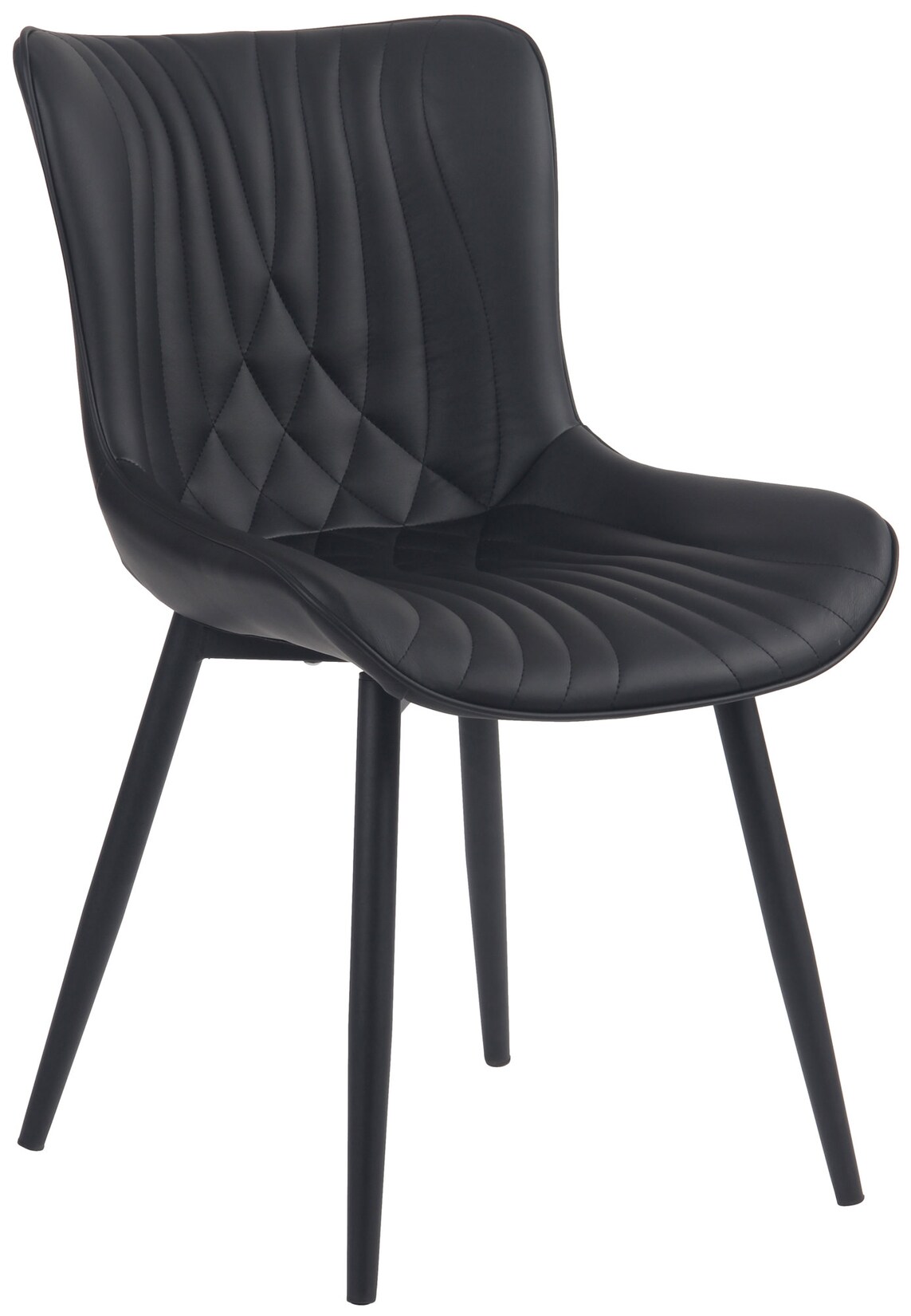 CLP Stuhl Brady Kunstleder Farbe: schwarz, Material: Kunstleder