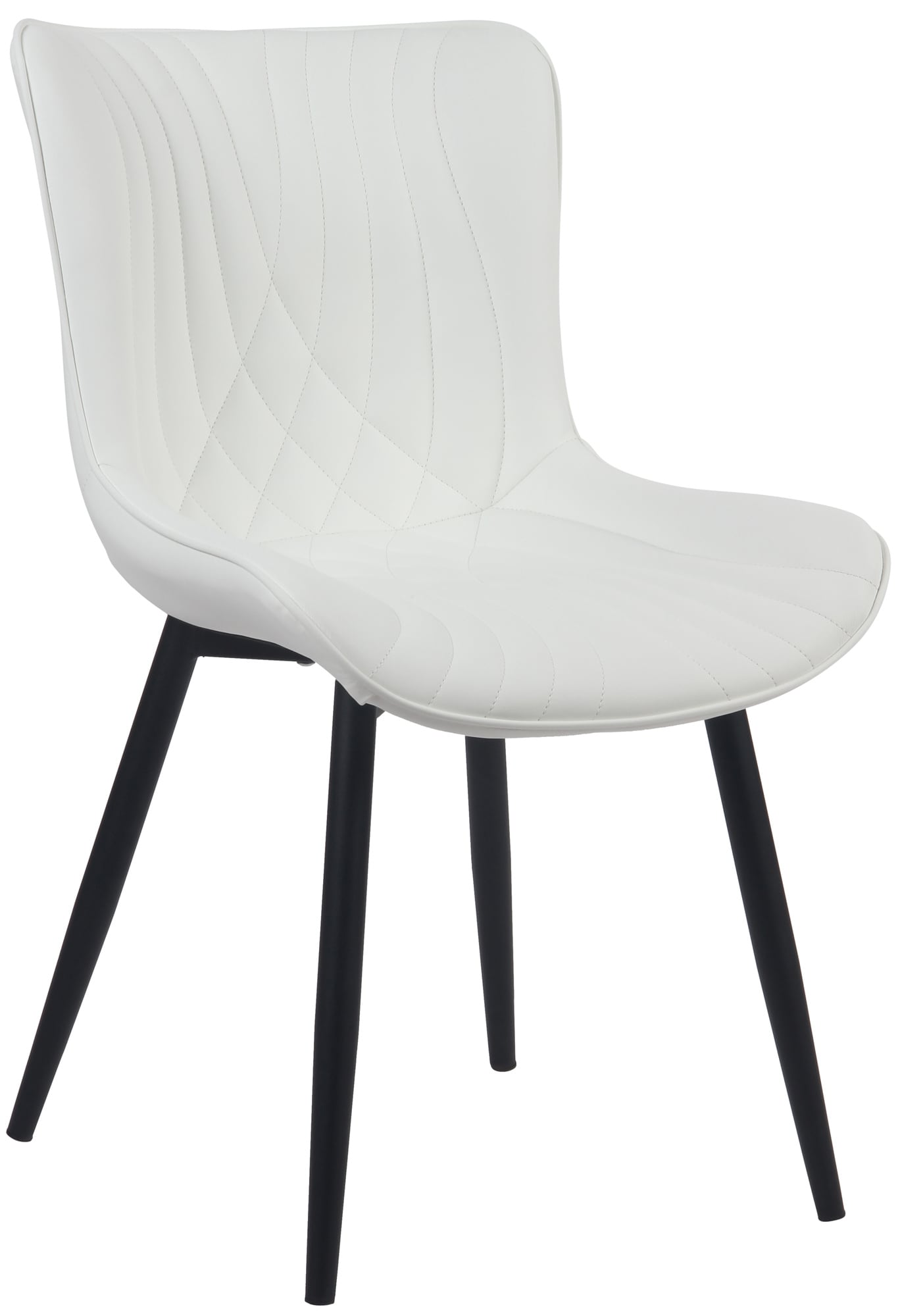 CLP Esszimmerstuhl Brady I Samt Oder Kunstleder I K&uuml;chenstuhl Mit Bodenschonern Und Bequemer Polsterung 