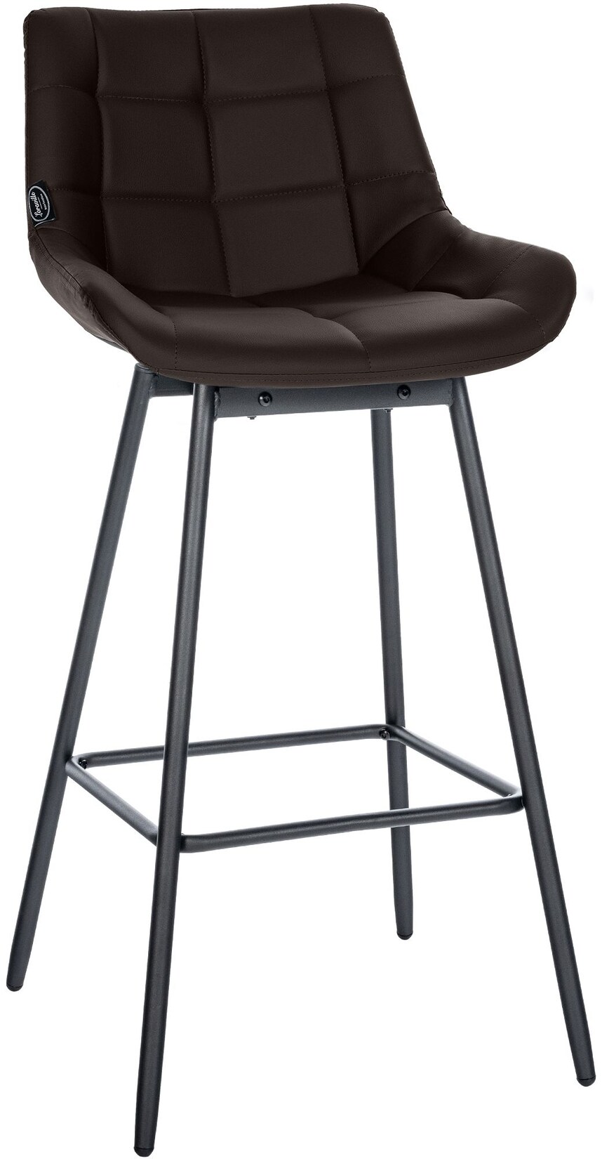 CLP Barhocker Weston Schwenkbar Kunstleder Farbe: braun, Material: Kunstleder