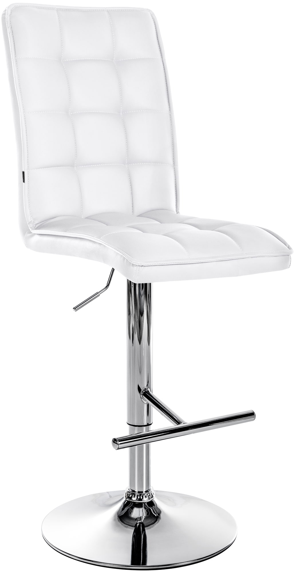 CLP Barhocker Peking Kunstleder I Tresenhocker H&ouml;henverstellbar Mit Fu&szlig;st&uuml;tze Und R&uuml;ckenlehne 
