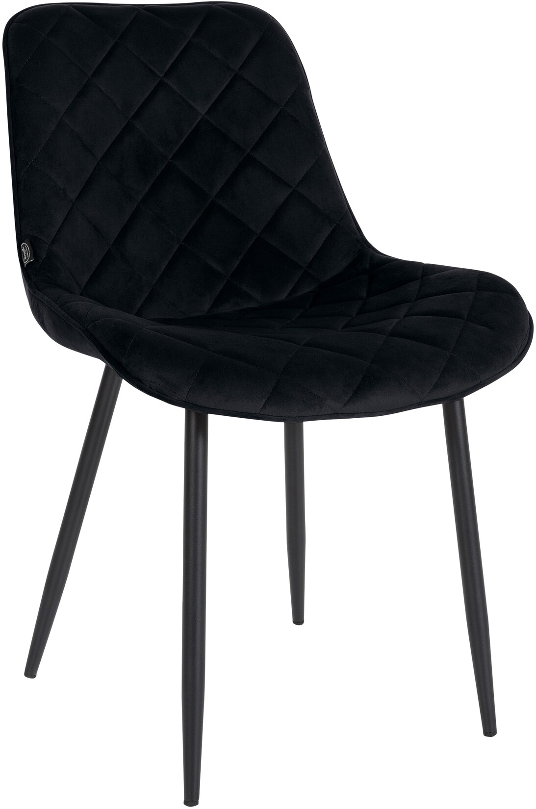 CLP Stuhl Springs Samt Farbe: schwarz