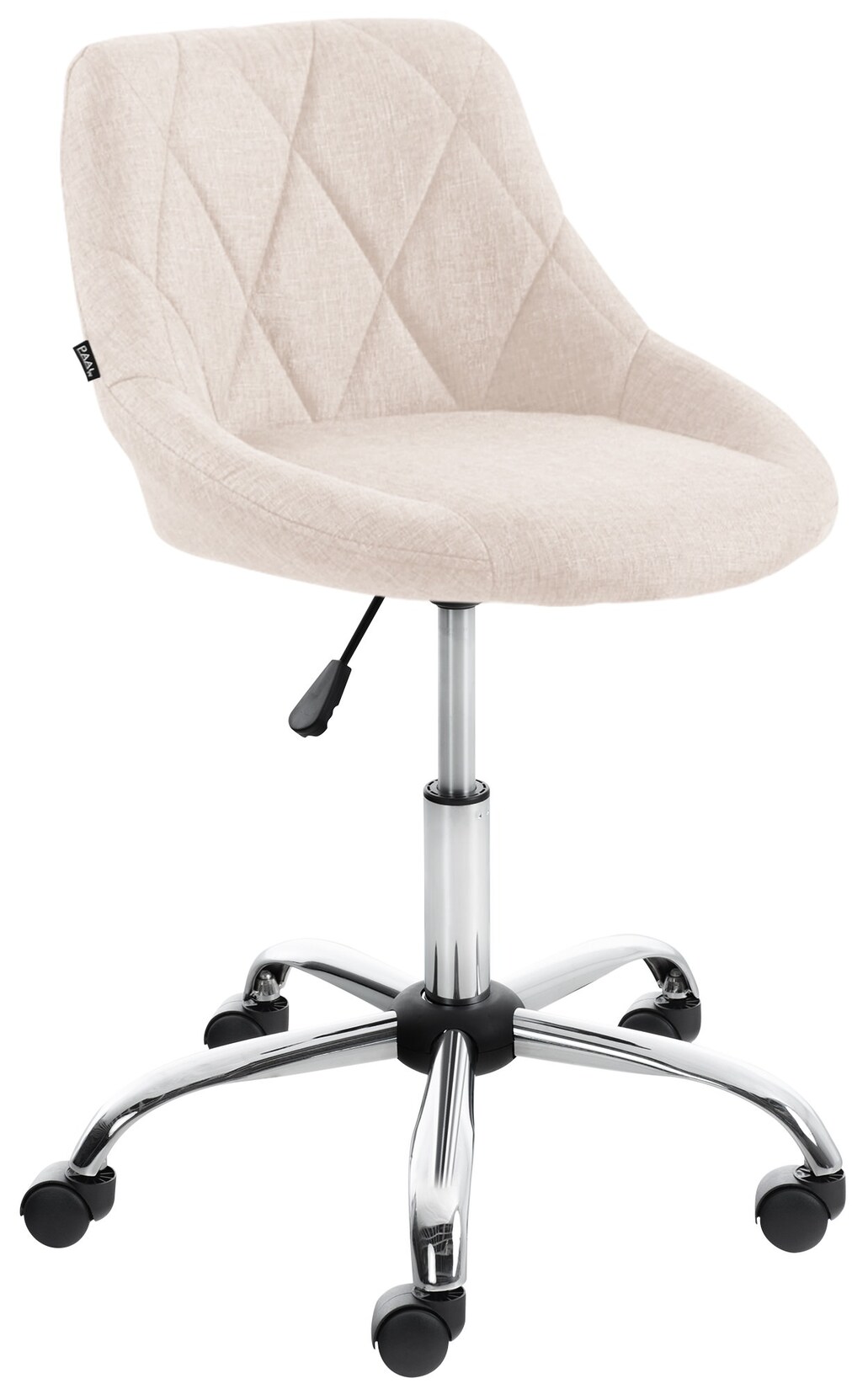 CLP Arbeitshocker Lazio Stoff Farbe: creme, Material: Stoff