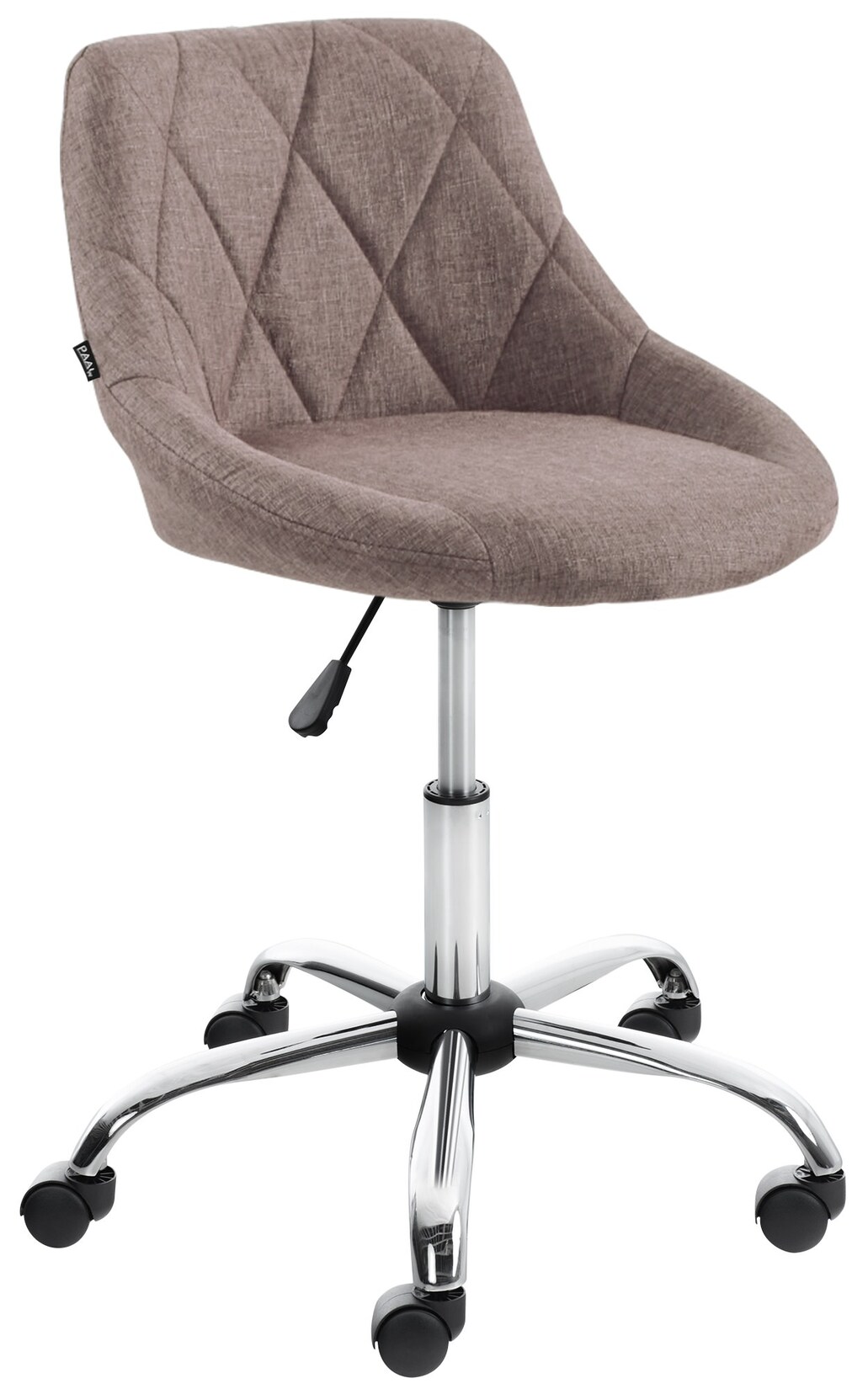CLP Arbeitshocker Lazio Stoff Farbe: taupe, Material: Stoff