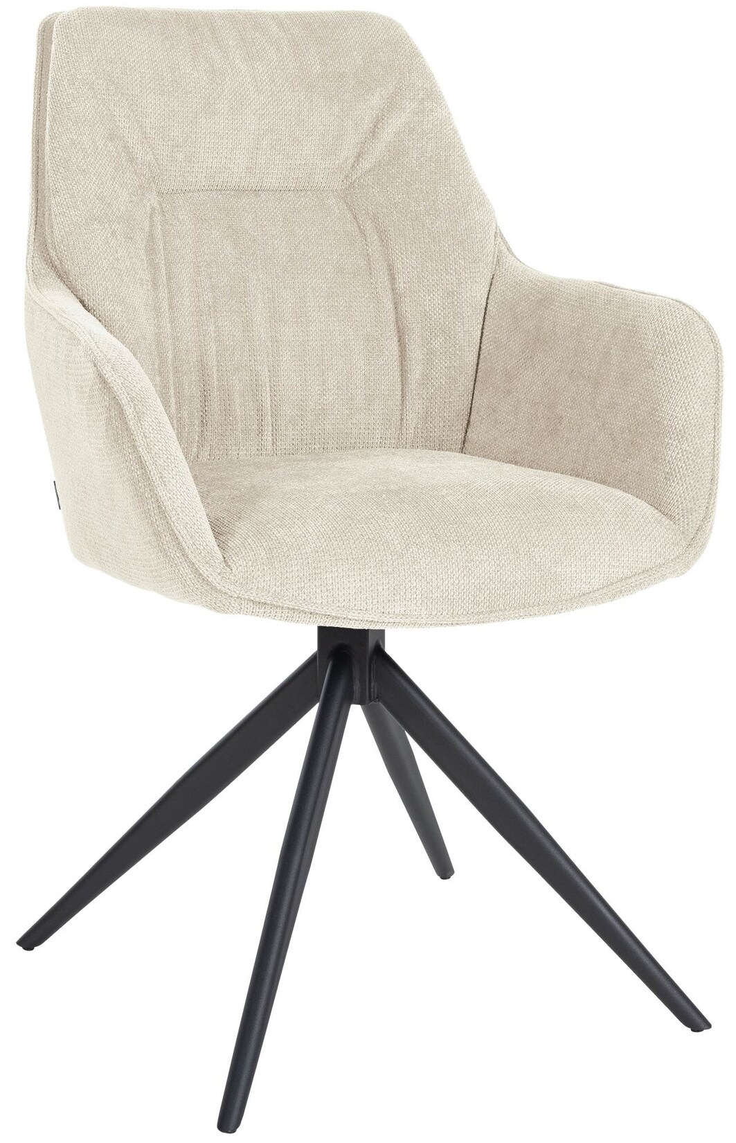 CLP Esszimmerstuhl Jules Stoff Farbe: creme