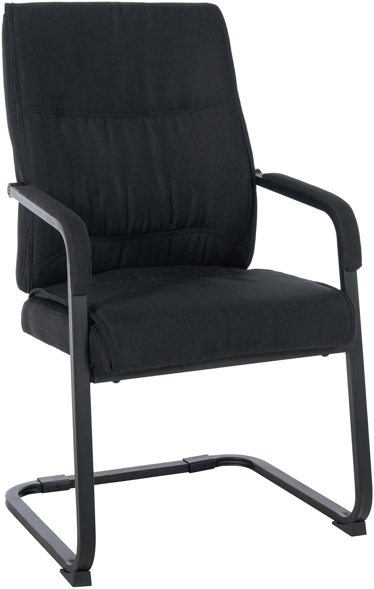 CLP XXL-Freischwinger Anubis Mit Gepolsterter Sitzfl&auml;che I Konferenzstuhl Mit Metallgestell Und Stoffbezug 