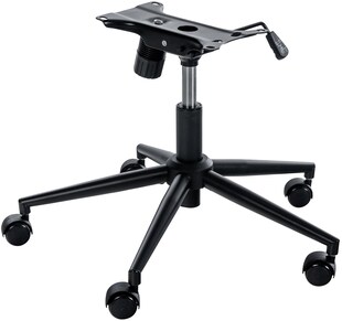 CLP Ersatzgestell Für Bürostühle I Höhenverstellbares Untergestell Für Drehstuhl I Gestell Mit Wippfunktion 