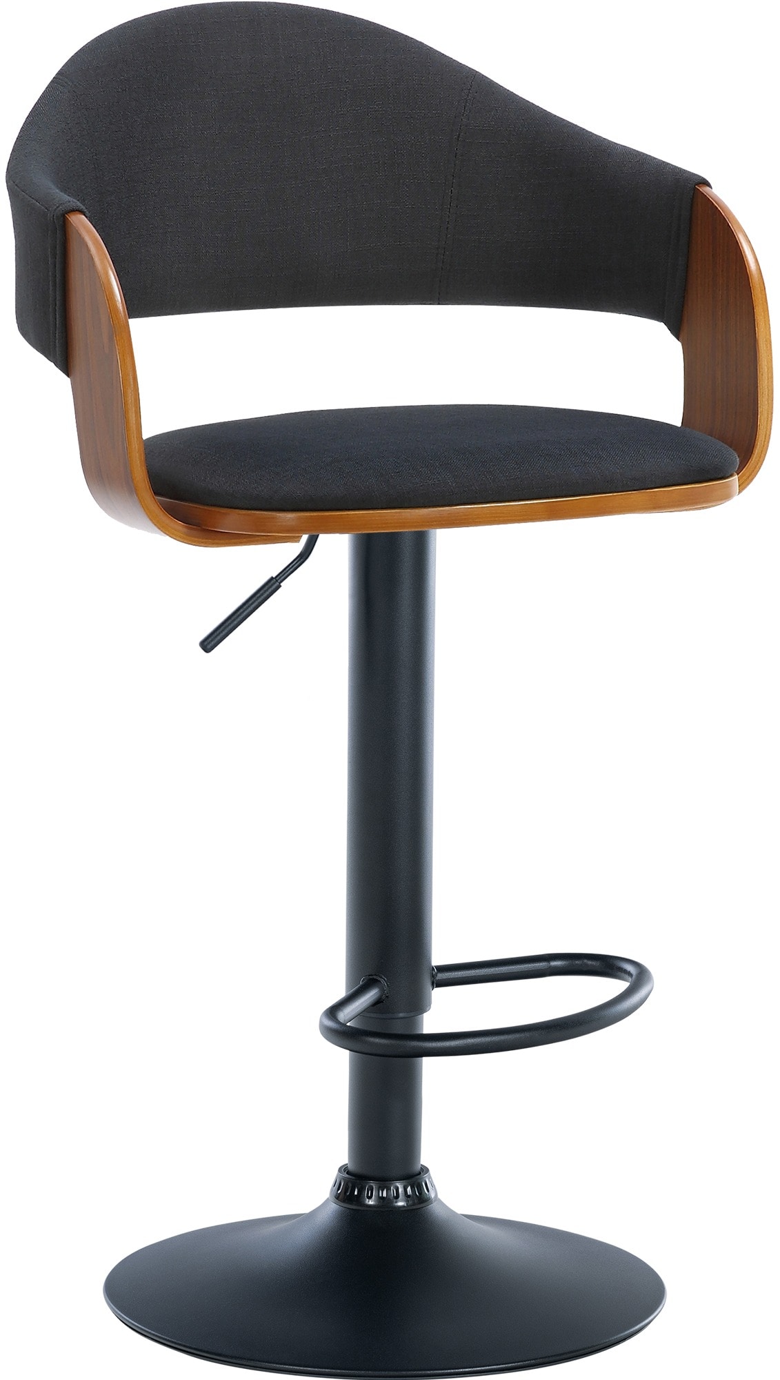 CLP Barhocker Nilse I Stoff-Bezug I H&ouml;henverstellbar 