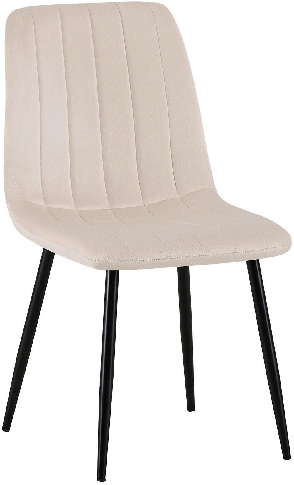 CLP Stuhl Dijon Samt Farbe: creme, Material: Samt