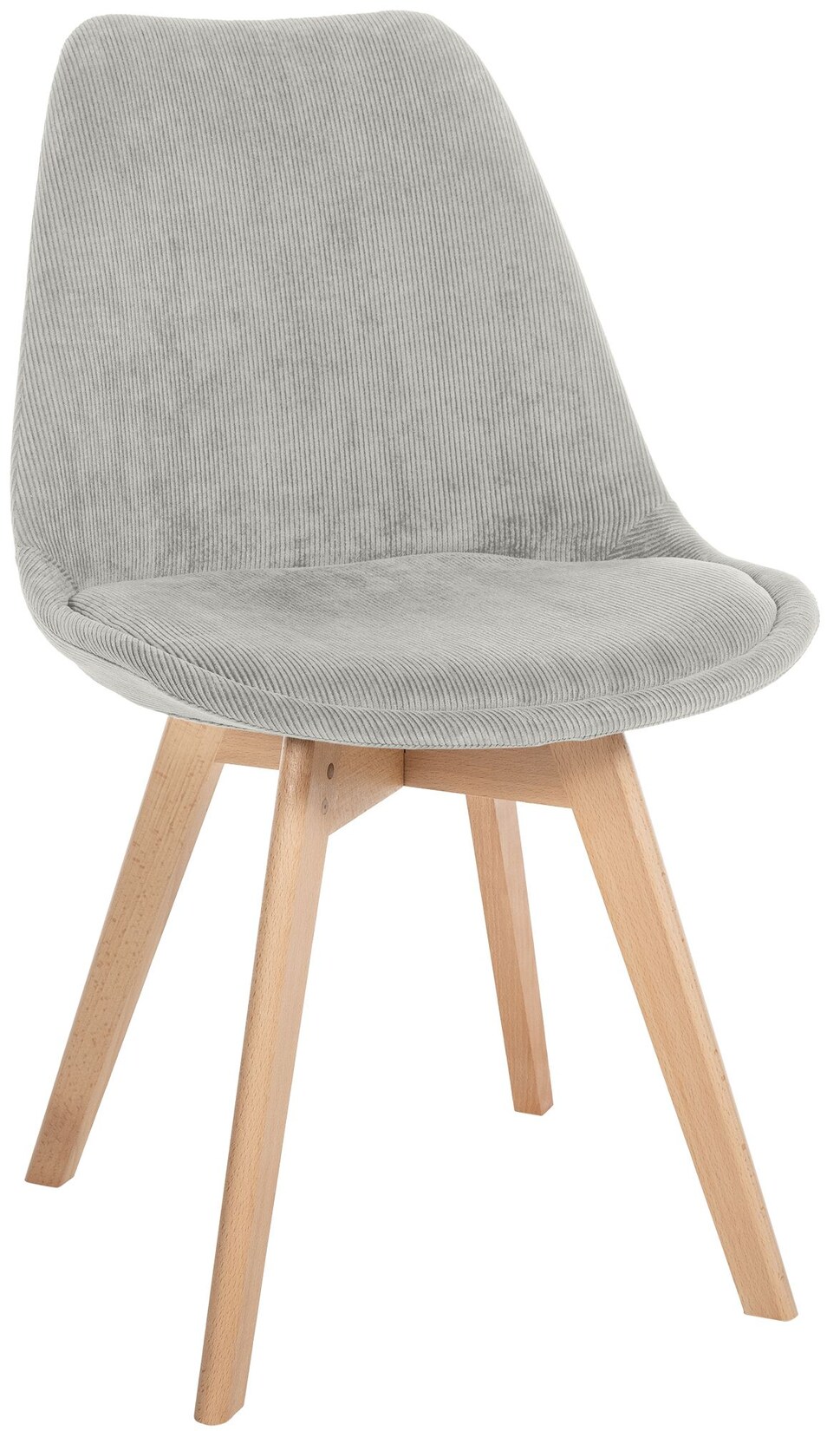 CLP Stuhl Linares Cord Farbe: grau, Material: Cord