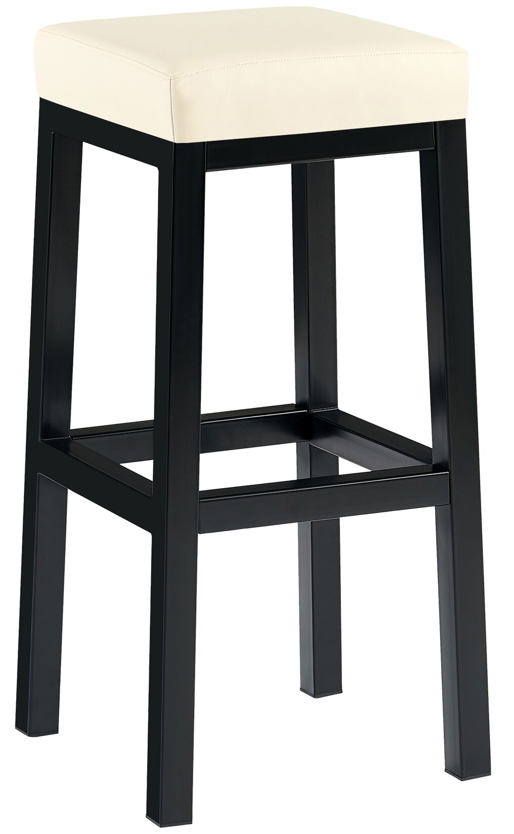 CLP Barhocker Taylor mit schwarzem Metallgestell Sitzhöhe 83 cm