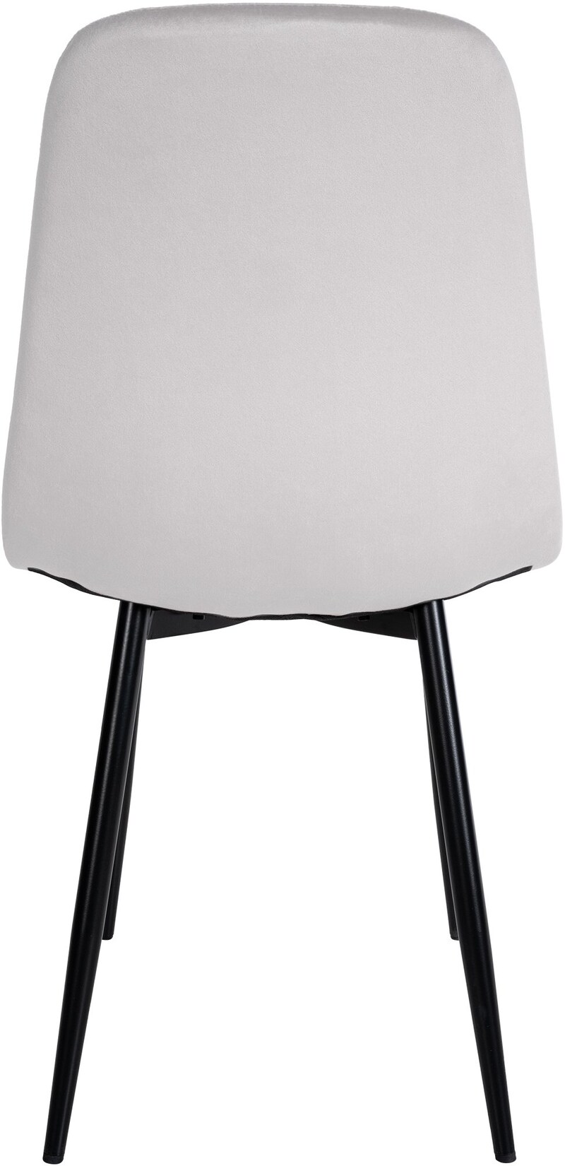 CLP 4er Set Esszimmerstühle Napier Samt Farbe: creme, Material: Samt
