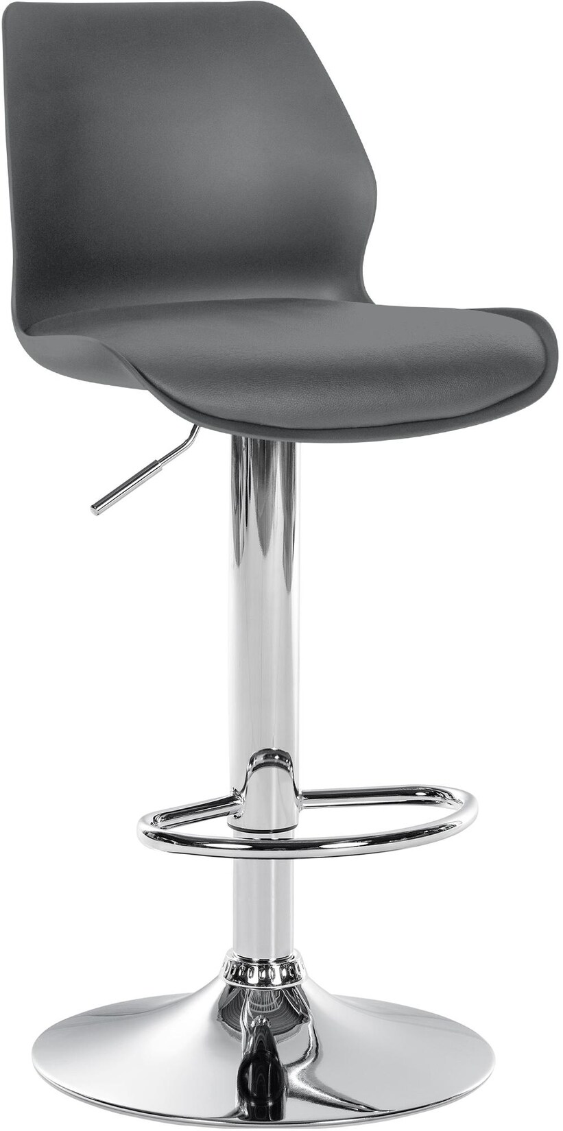 CLP Barhocker Gilbert Kunststoff Farbe: grau, Material: Kunststoff