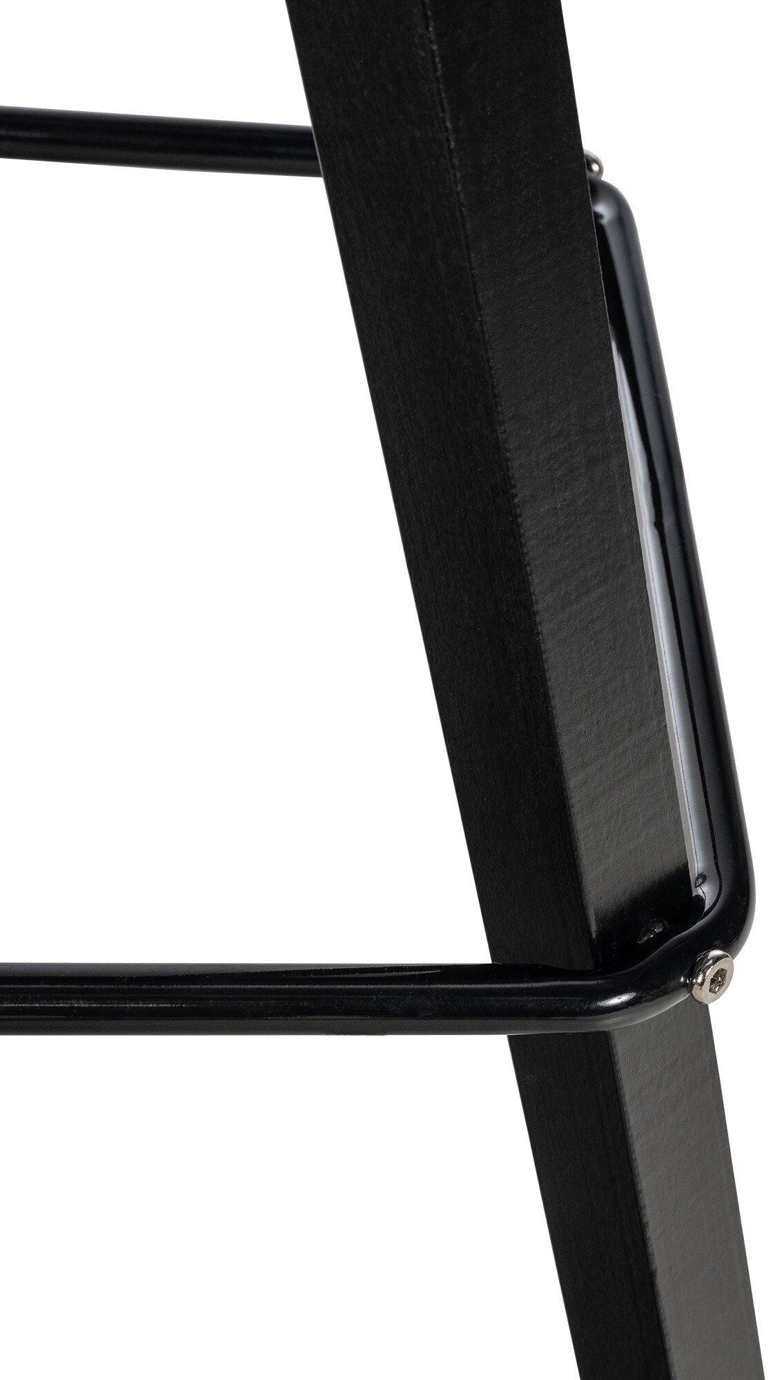 CLP Barhocker 2er Set Corbin - Mit Rückenlehne & Fußstütze Natur