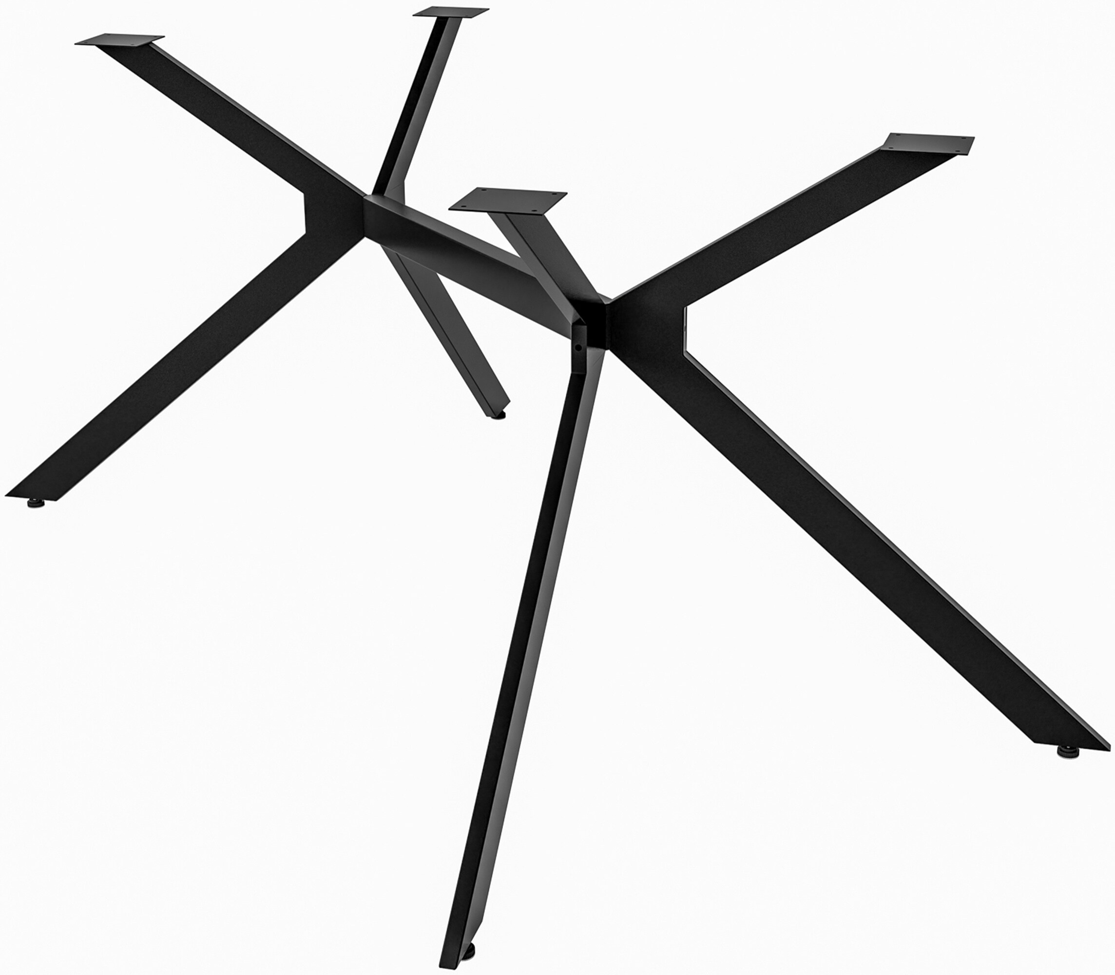 CLP Tischbeine Cascada I Tischgestell F&uuml;r DIY-Projekte I Pulverbeschichteter Stahl 