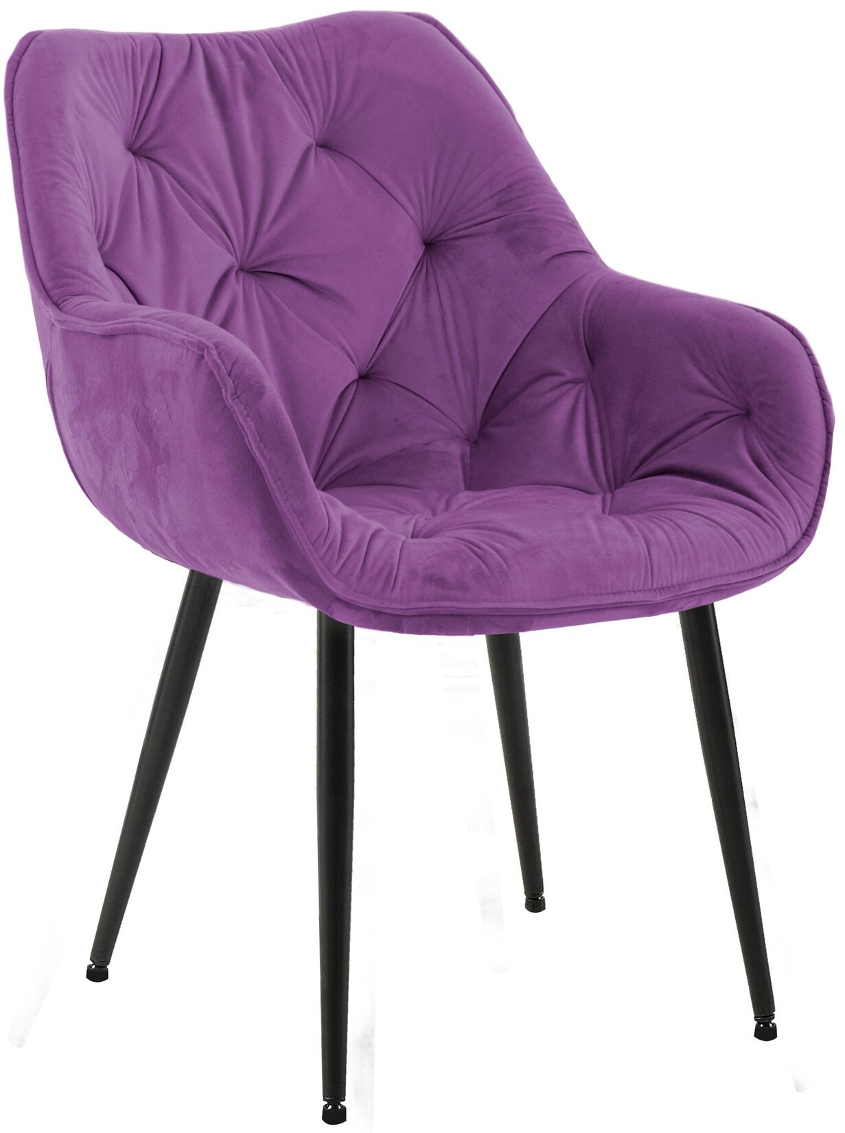 CLP Stuhl Tanna Samt Farbe: lila
