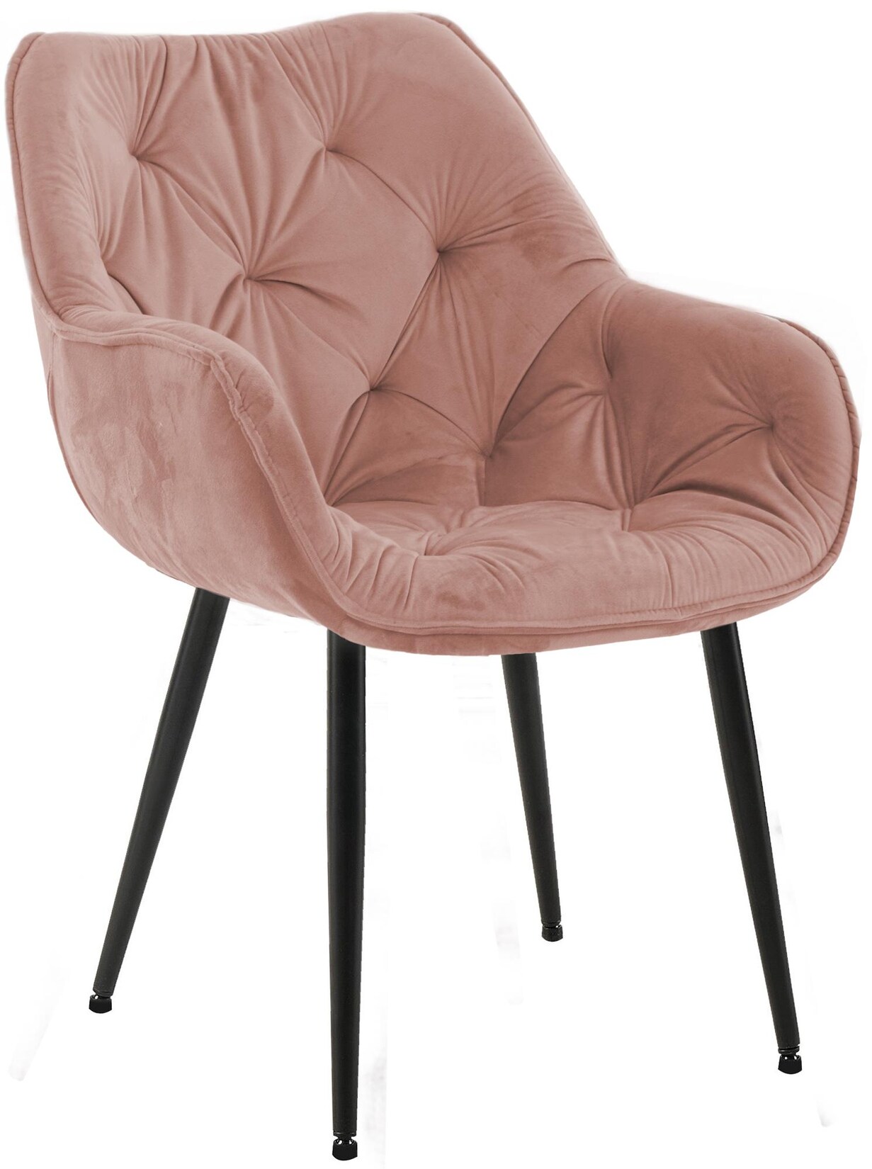 CLP Stuhl Tanna Samt Farbe: rosa