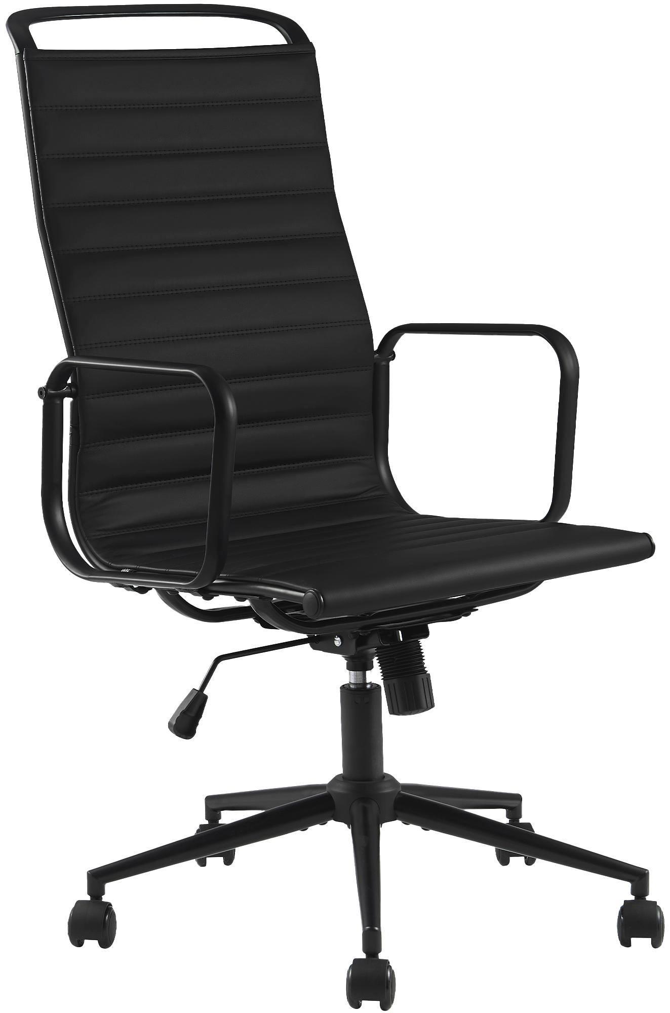 CLP B&uuml;rostuhl ergonomisch Nelson, Schreibtischstuhl mit Wippmechanismus, h&ouml;henverstellbar und drehbar, Sitzfl&auml;che aus Kunstleder 